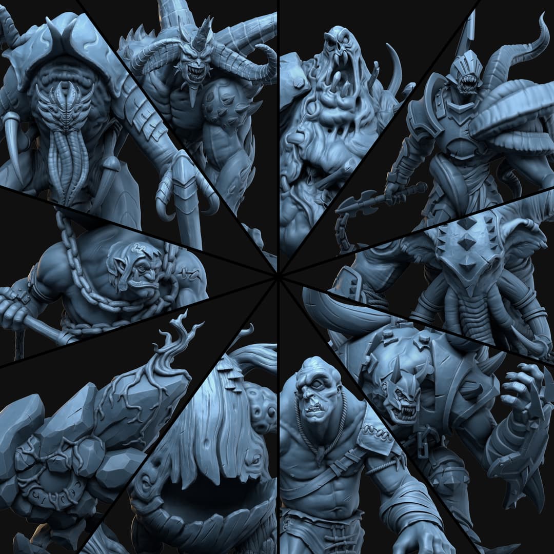 Fantasy Bosses and Monsters