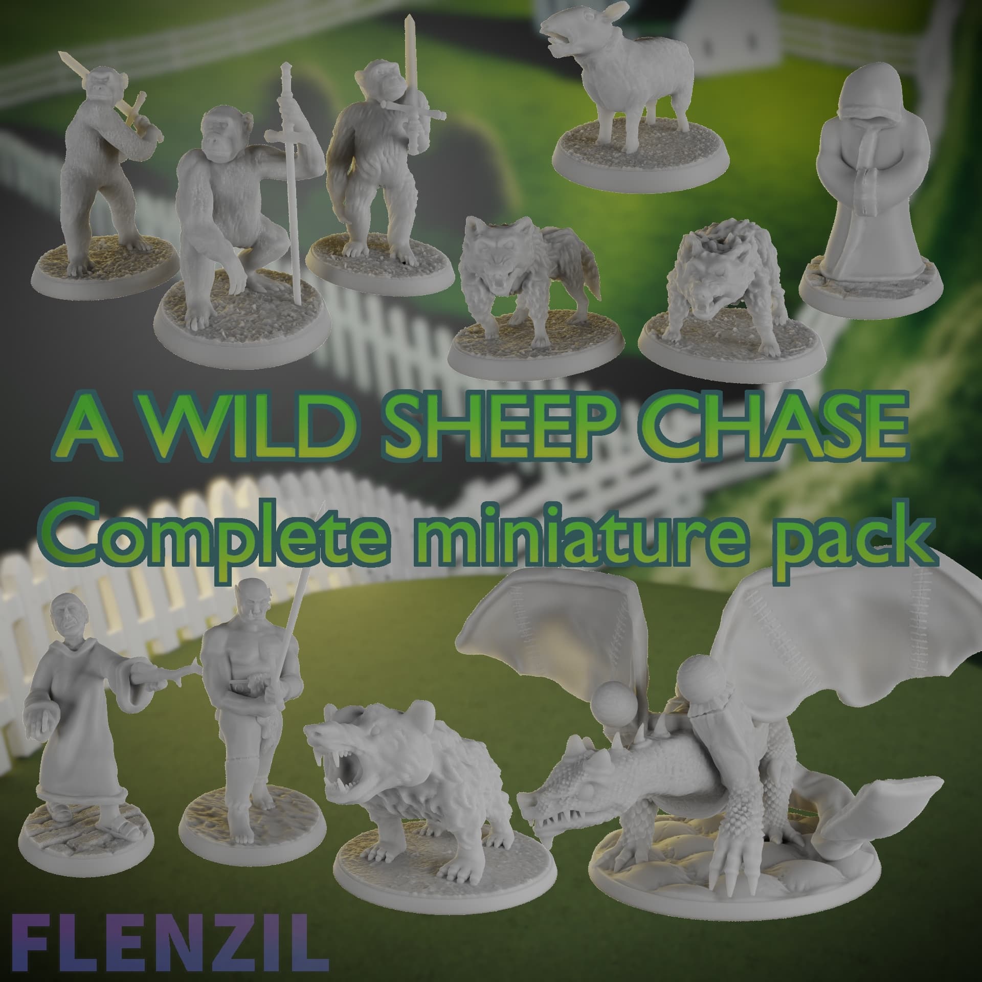 A Wild Sheep Chase - Complete Miniature Pack