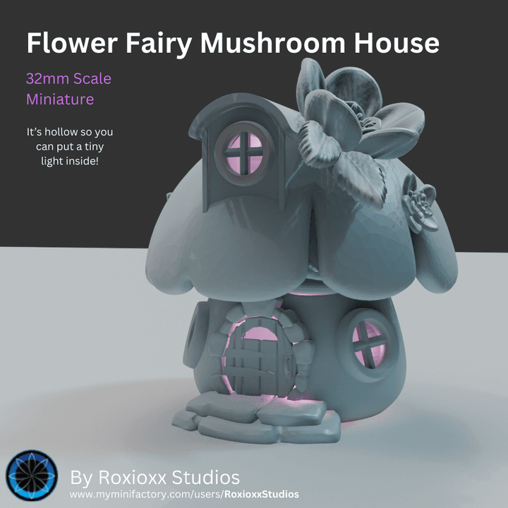 Fairy Village in the Strawberry Field