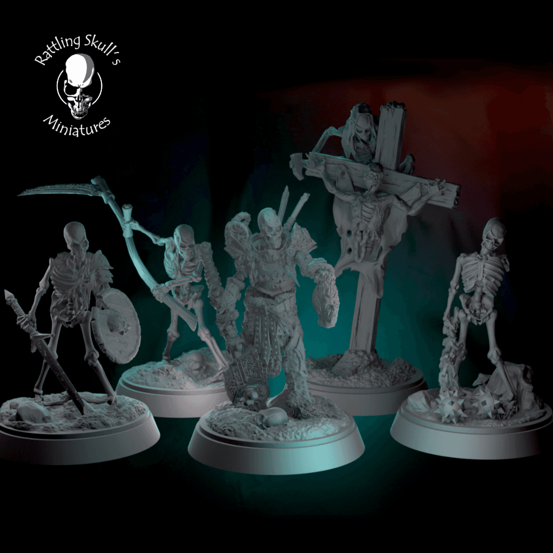 Skeletons warband Bundle pre supported