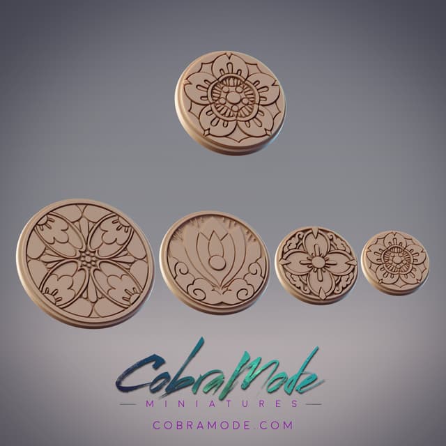Floral Crest Base Pack (4pcs)