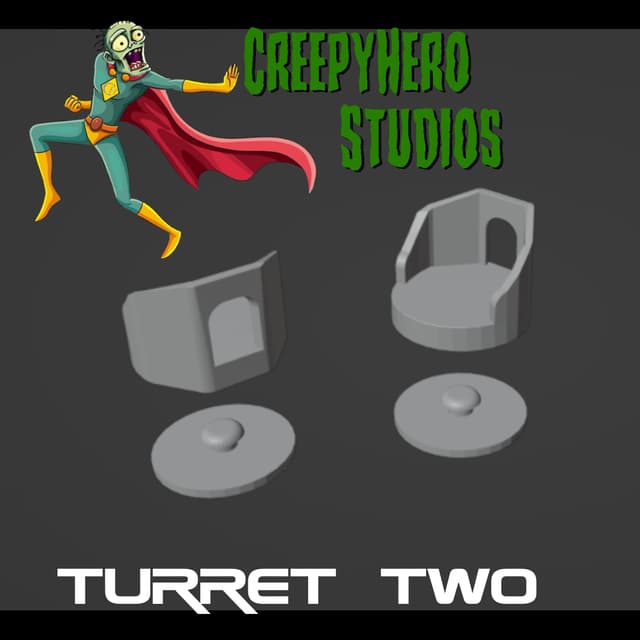 Gaslands Turret Two Set