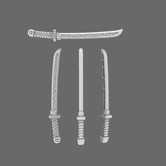 Cyber Samurai Techno Katana Type A NOHAND