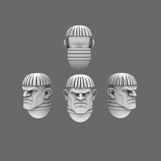 Arthurian Knights V10 Squire Heads