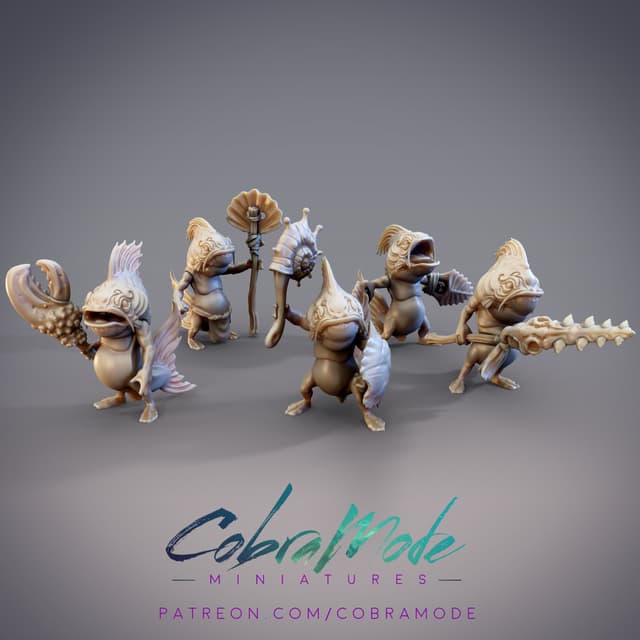Sommos Calongo Fish 5 Pack (Pre-Supported)