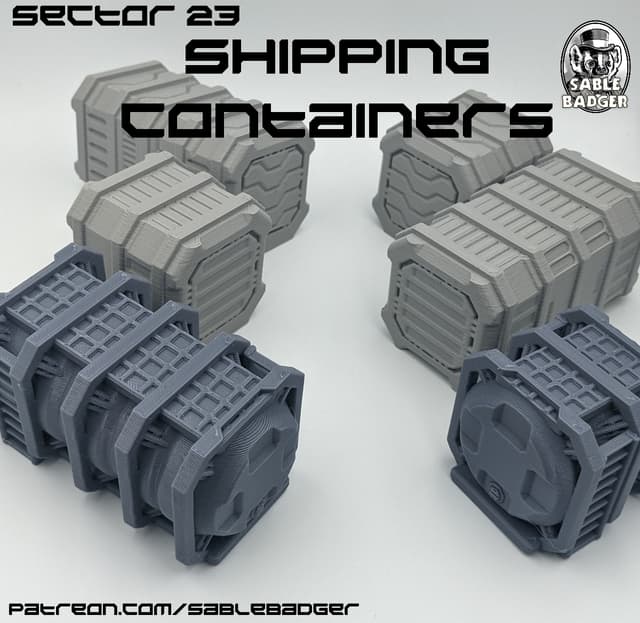 Sector 23 - Sci Fi Shipping Containers 1