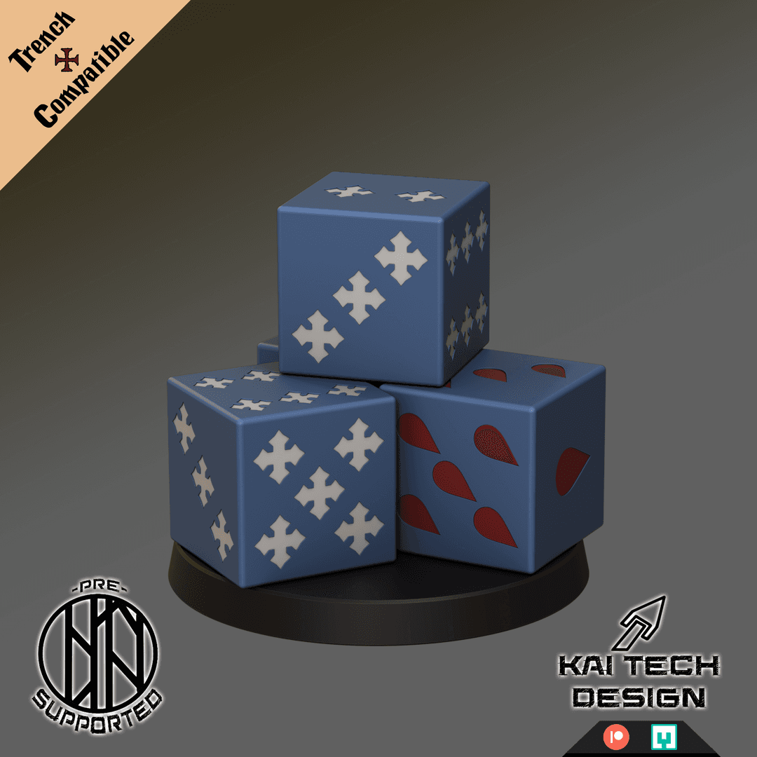 Trench Compatible Markers Dice