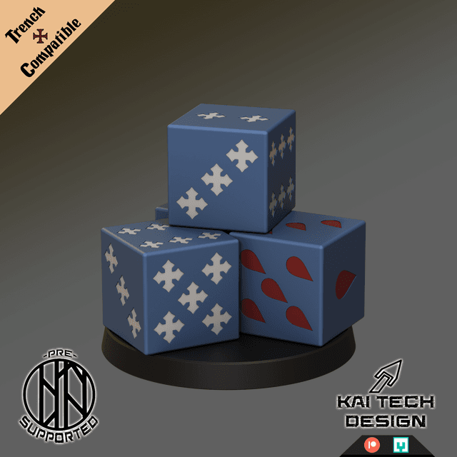 Trench Compatible Markers Dice