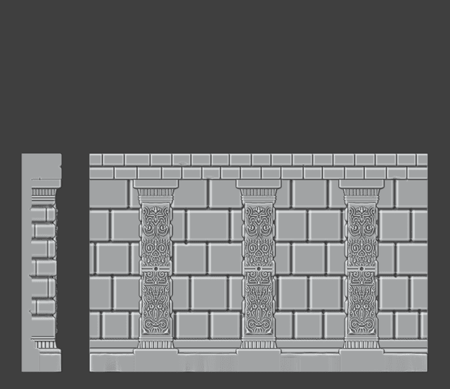Pulp Ancient Temple Wall