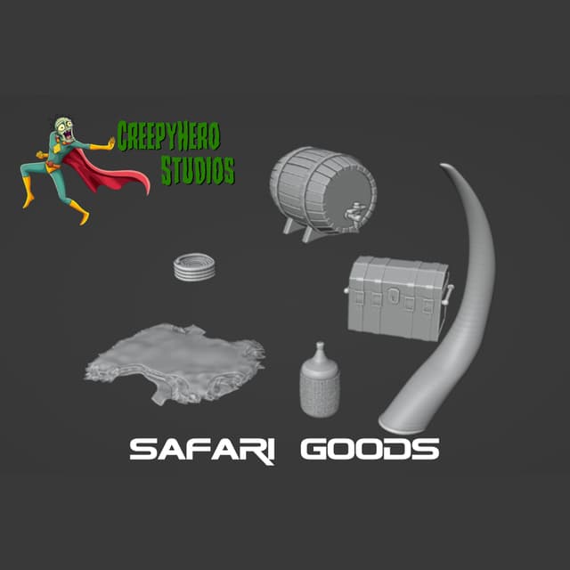 28mm Pulp Safari Goods Set