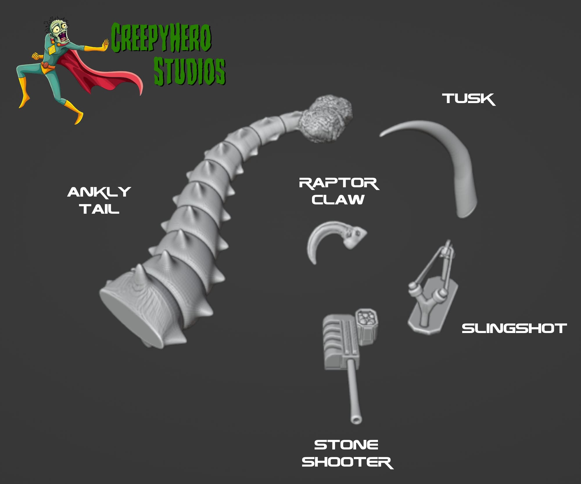 CreepyHero Patreon November Rewards