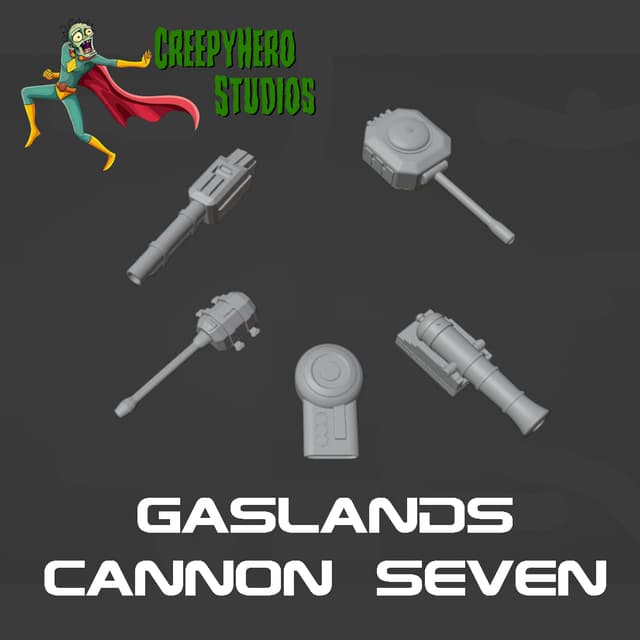 Gaslands Cannon Seven Set