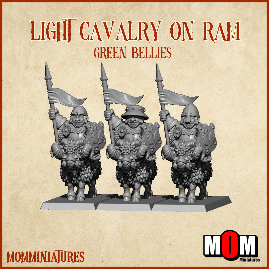 Light Cavalry on ram (Green Bellies)