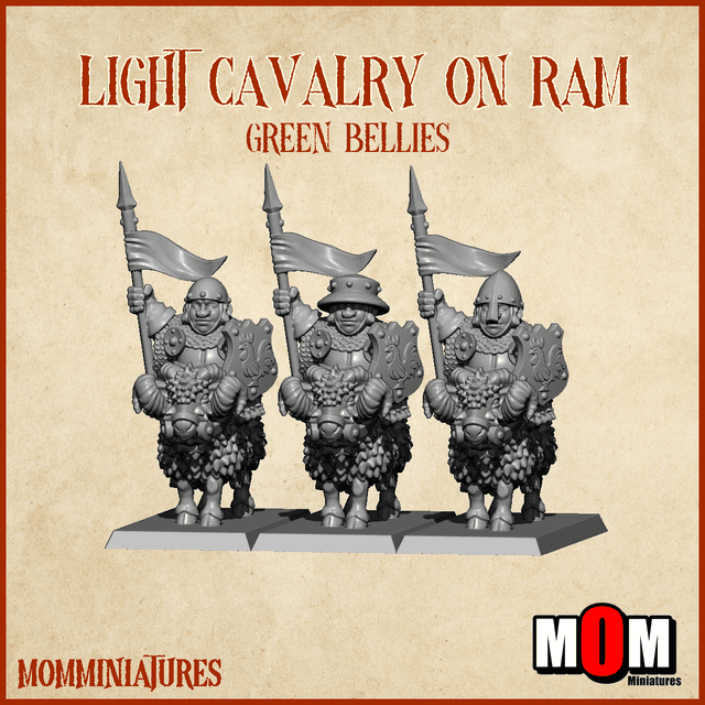 Light Cavalry on ram (Green Bellies)