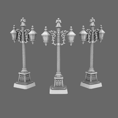 Grim Dark Americana Street Lamps