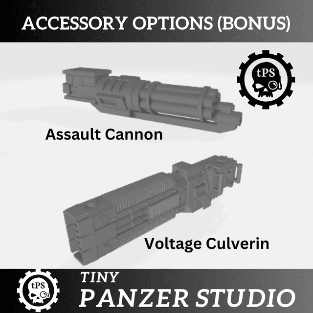 Assault Cannon and Voltage Culverin