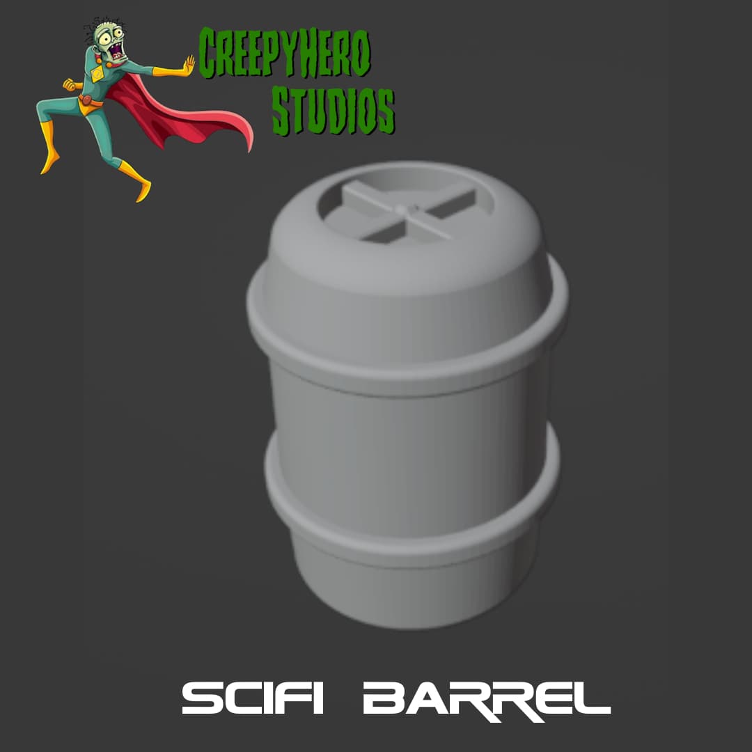 Science Fiction Plastic Barrel