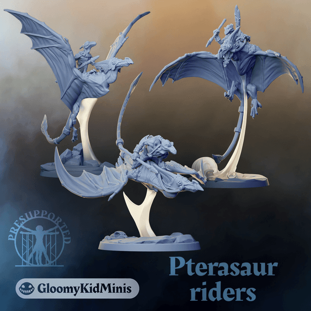 Wings over the Scorched Cliffs. Pterasaur Riders