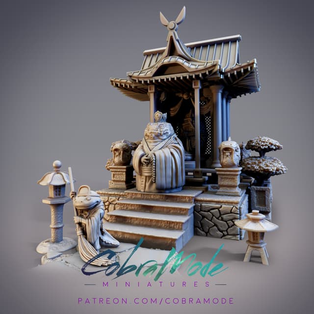 Hikiga Japanese Shrine Set (Pre-Supported)