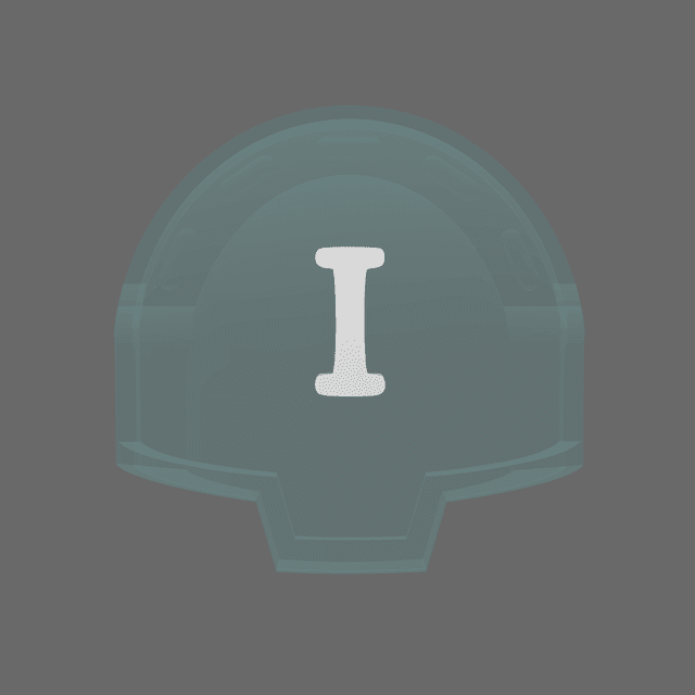 Space Knights DV04 Standard Roman Numeral 01 Shoulder Symbols
