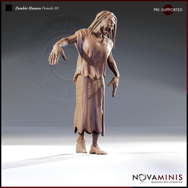 Zombie Human Female 03