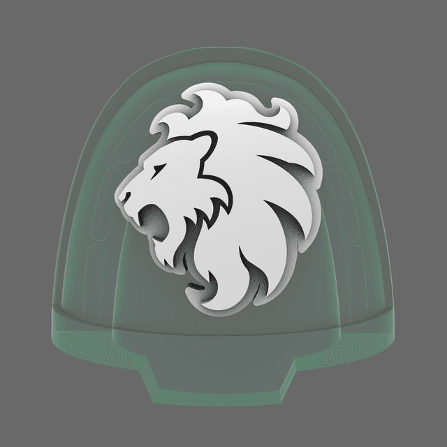 Lion Spirit Knights V10B Shoulder Symbols LEFT