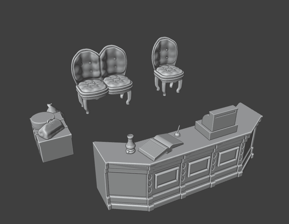 Wild West Hotel Lobby Furniture