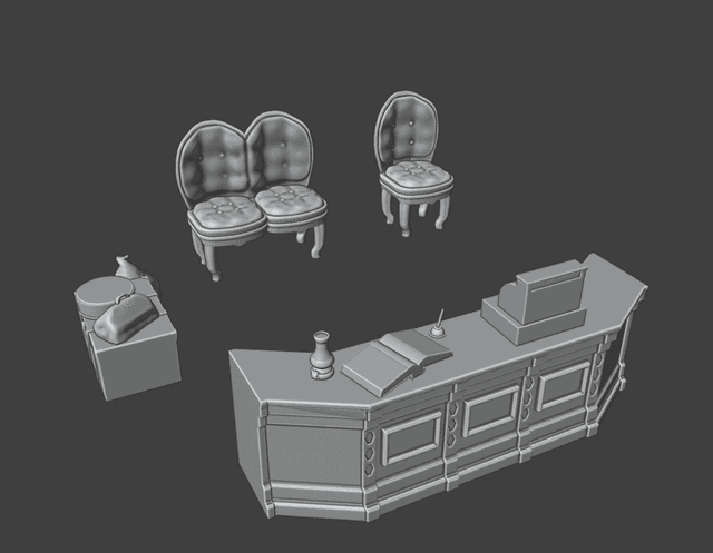 Wild West Hotel Lobby Furniture