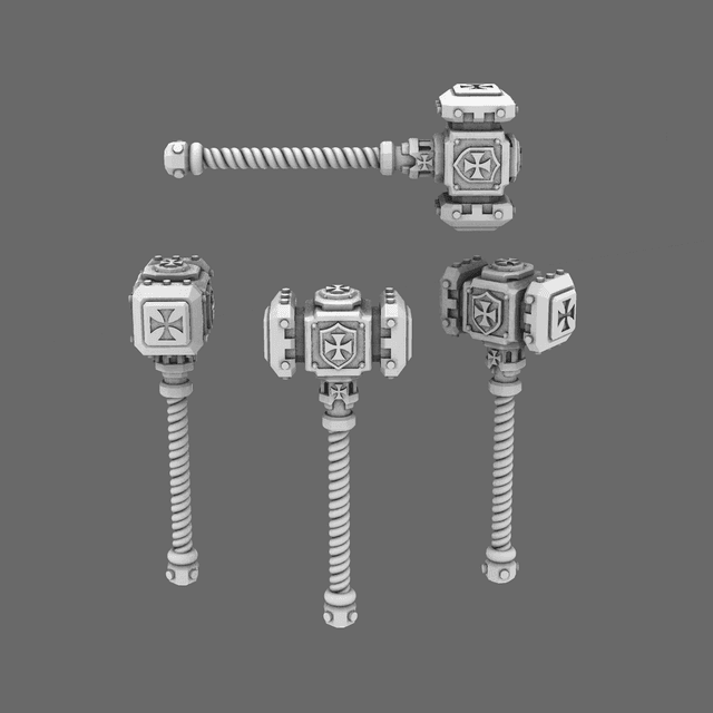 Crusader Knights Energy Hammers NOHAND