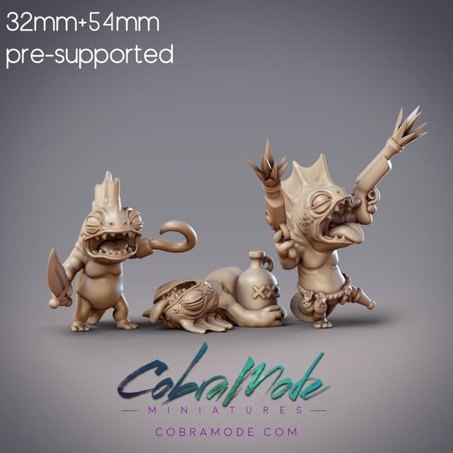 Pyraja Fish Pirates 3-Pack (Pre-supported)