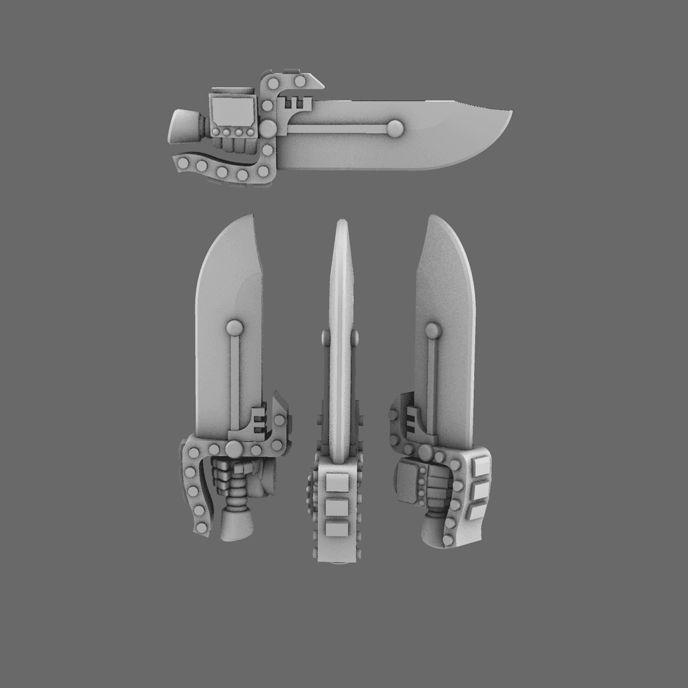 Cyber Samurai Butterfly Style Electro Sword RIGHT