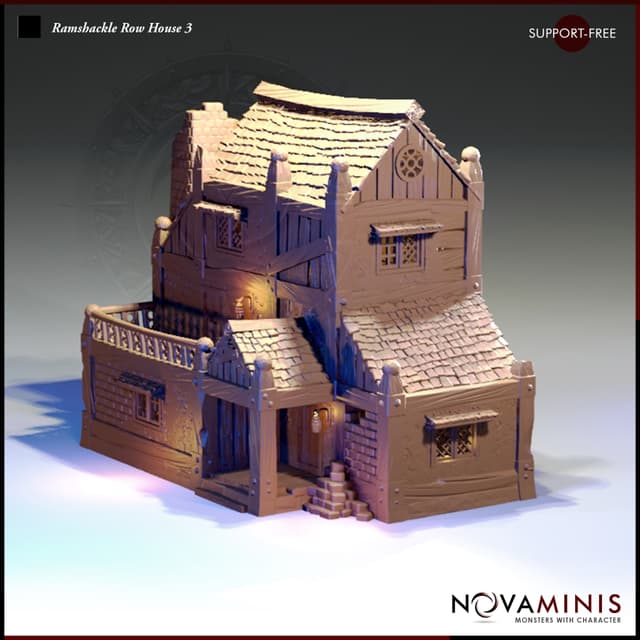 Ramshackle Row House 3