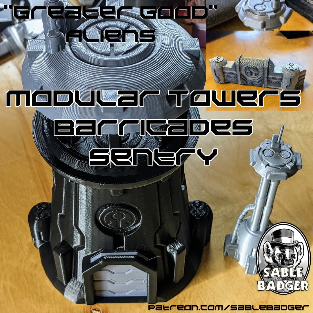 Xenos Ethereal - Towers and Barricades Terrain
