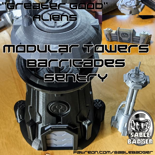 Xenos Ethereal - Towers and Barricades Terrain