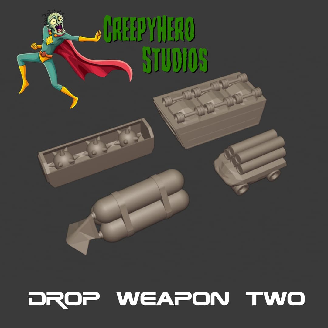 Gaslands Drop Weapon Two Set