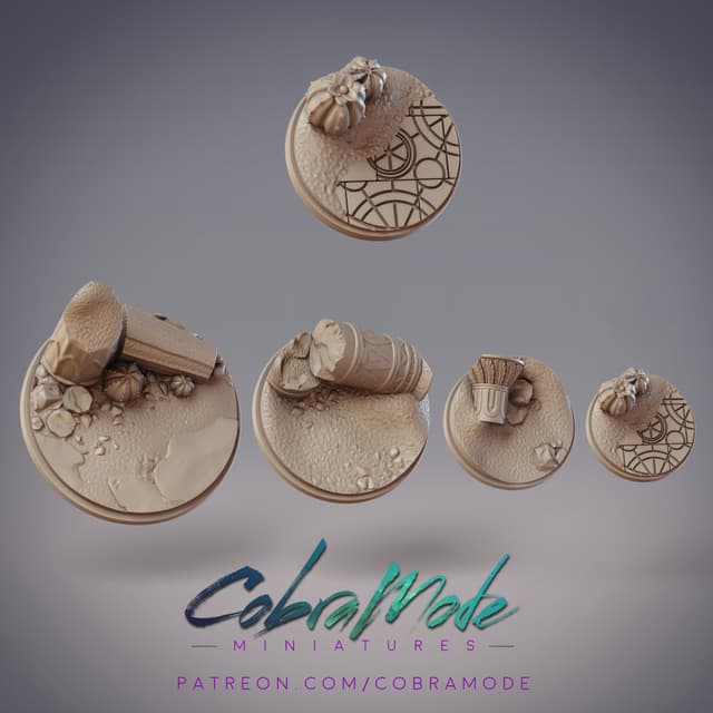 Desert Columns Base Pack (4pcs)