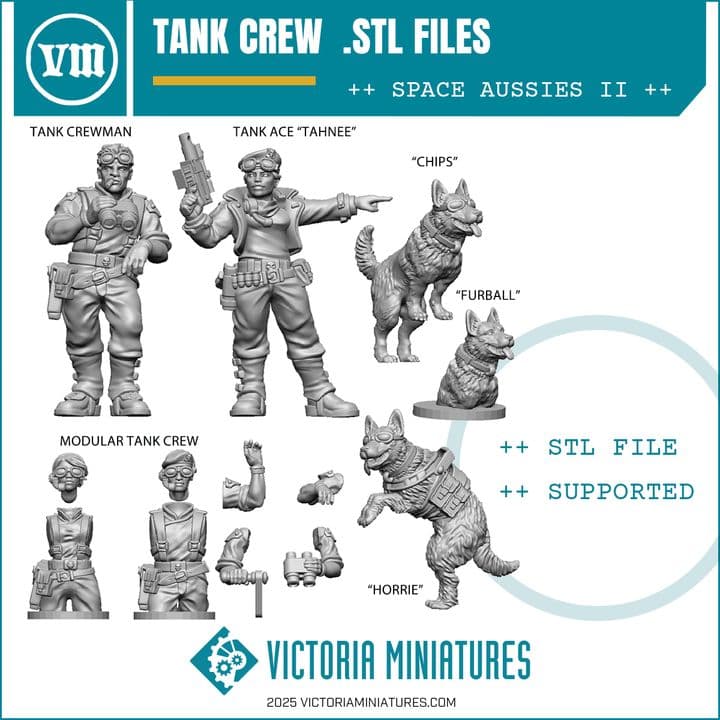 Tank Crew and Dogs