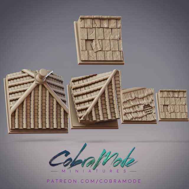 Rooftop Square Base Pack (4pcs)