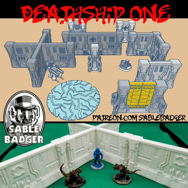 Deathship One - Terrain, Tokens and Templates