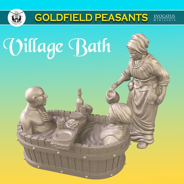 Village bath (Goldfield Peasants)