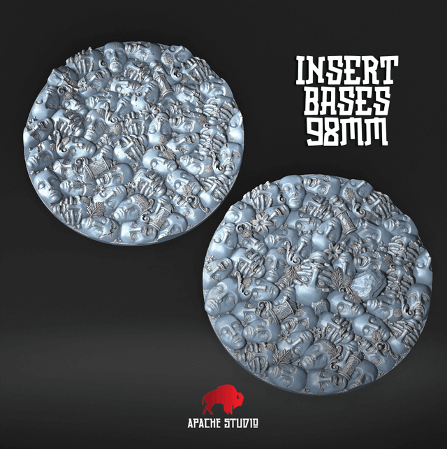 Kingdom Death Base Inserts (2) 98MM 