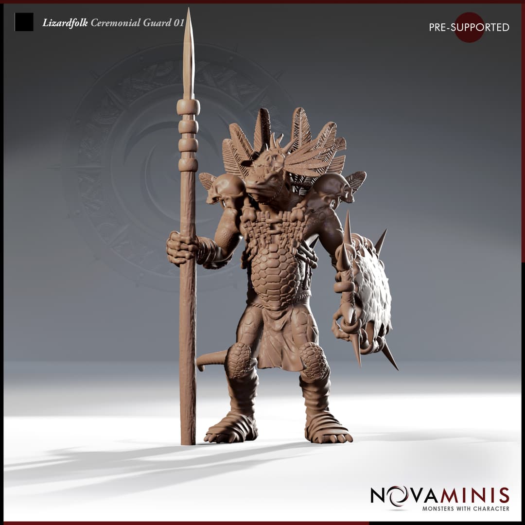 Lizardfolk Ceremonial Guard 01