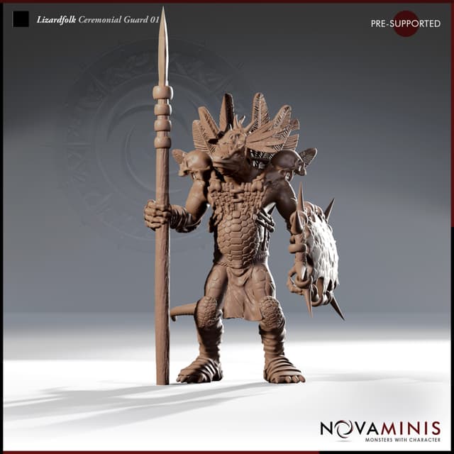 Lizardfolk Ceremonial Guard 01