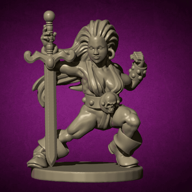 Barbarian Woman 1 (Dungeon)