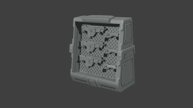 Weapon Rack - SMGs