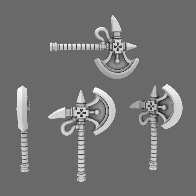 Crusader Knights Great Ax NOHAND
