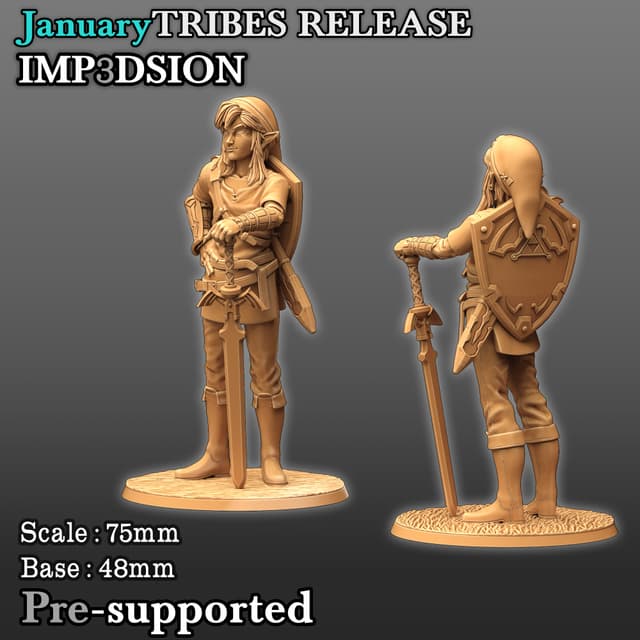 75mm elf warrior (2 versions)