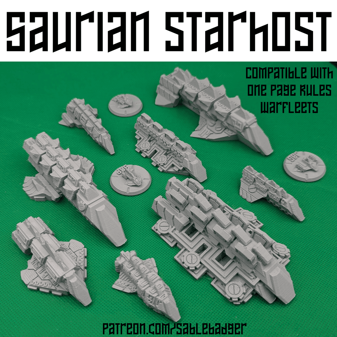 OPR Warfleets FTL - Saurian Starhost