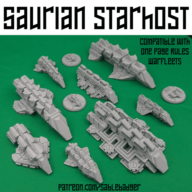 OPR Warfleets FTL - Saurian Starhost