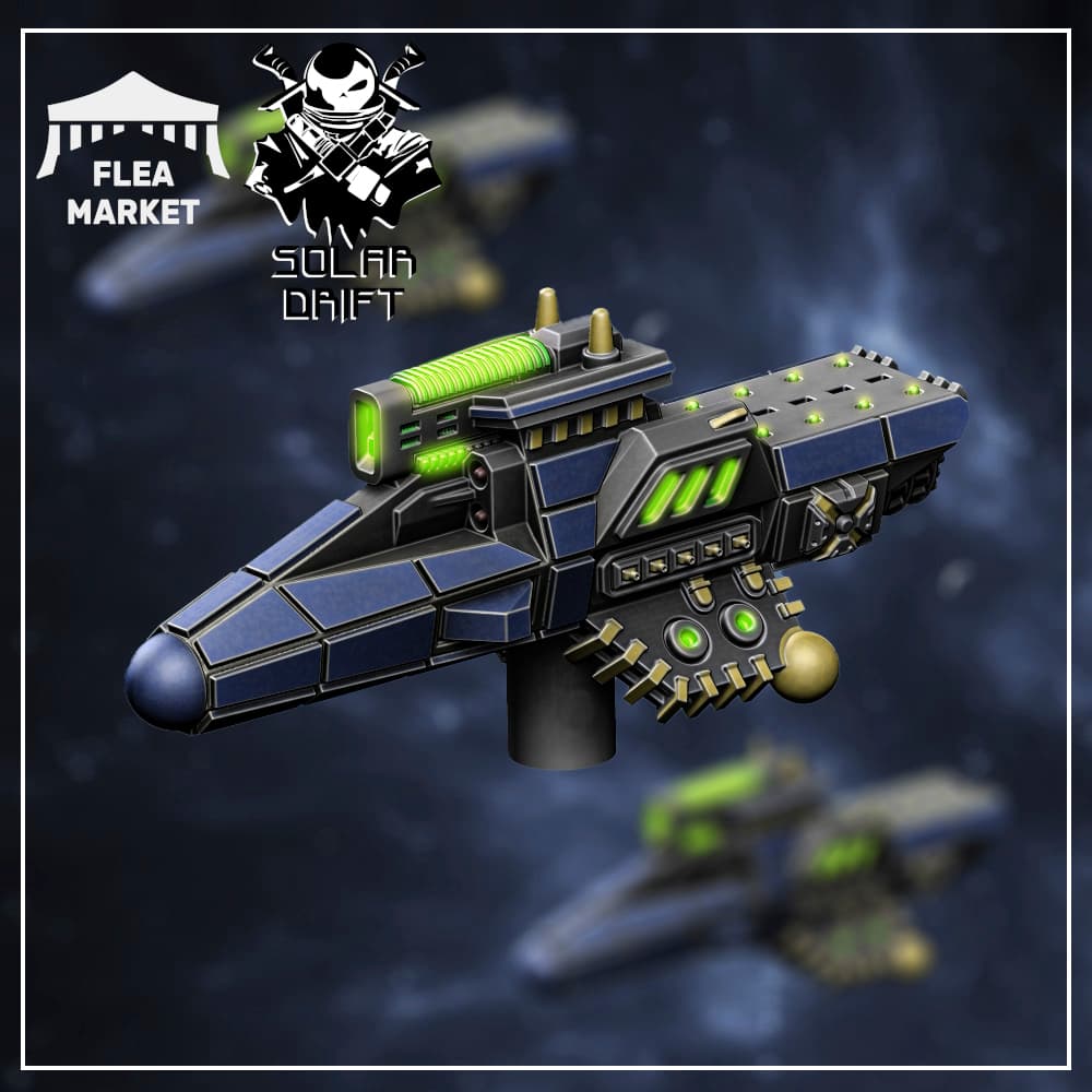 Solar Alliance Destroyer (Flesh and Metal - Solar Drift)